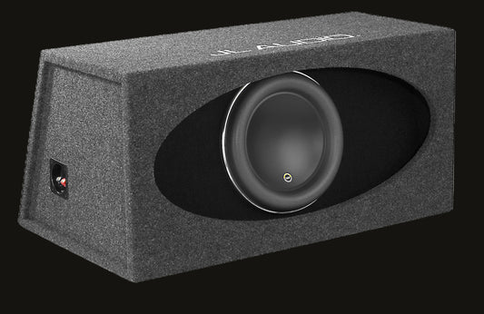 JL Audio HO112R-W7AE Ported H.O. Wedge™ enclosure with one 12" W7AE subwoofer image 1