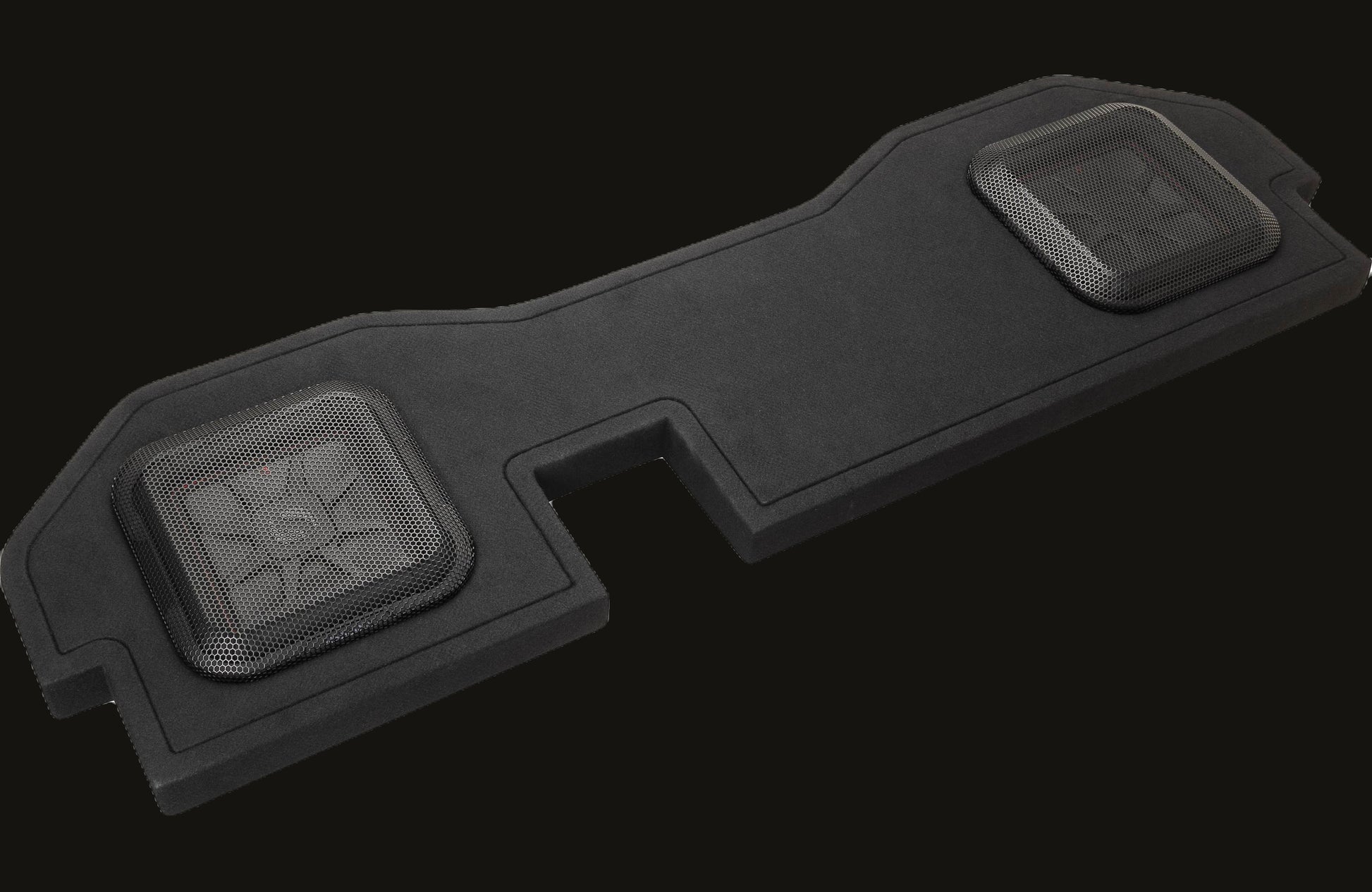 Kicker 51KRDL7T102 L7T custom subwoofer enclosure with two 10" speakers — fits s image 0