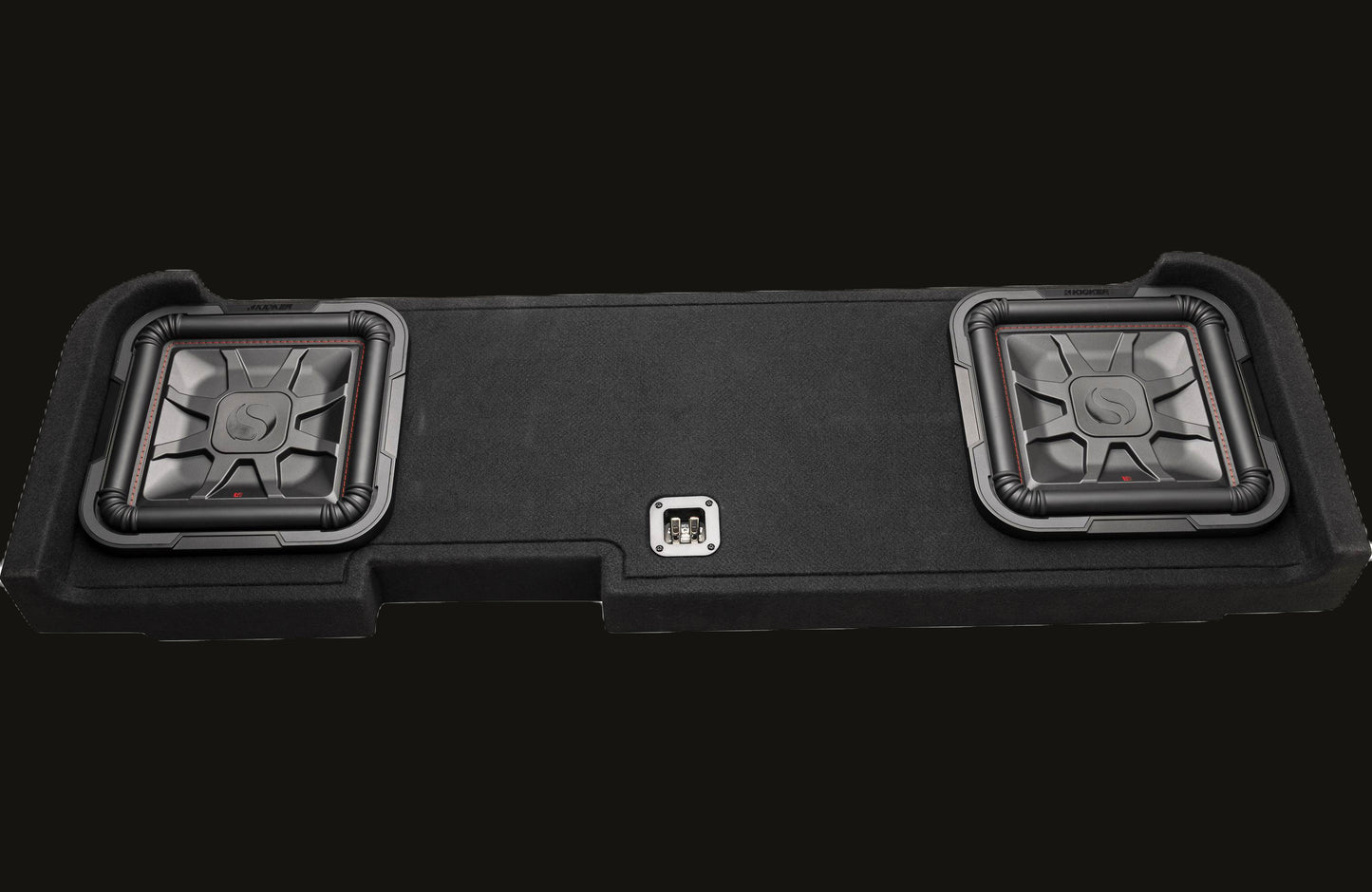 Kicker 51KGMDL7T122 L7T custom subwoofer enclosure with two 12" speakers — fits image 8