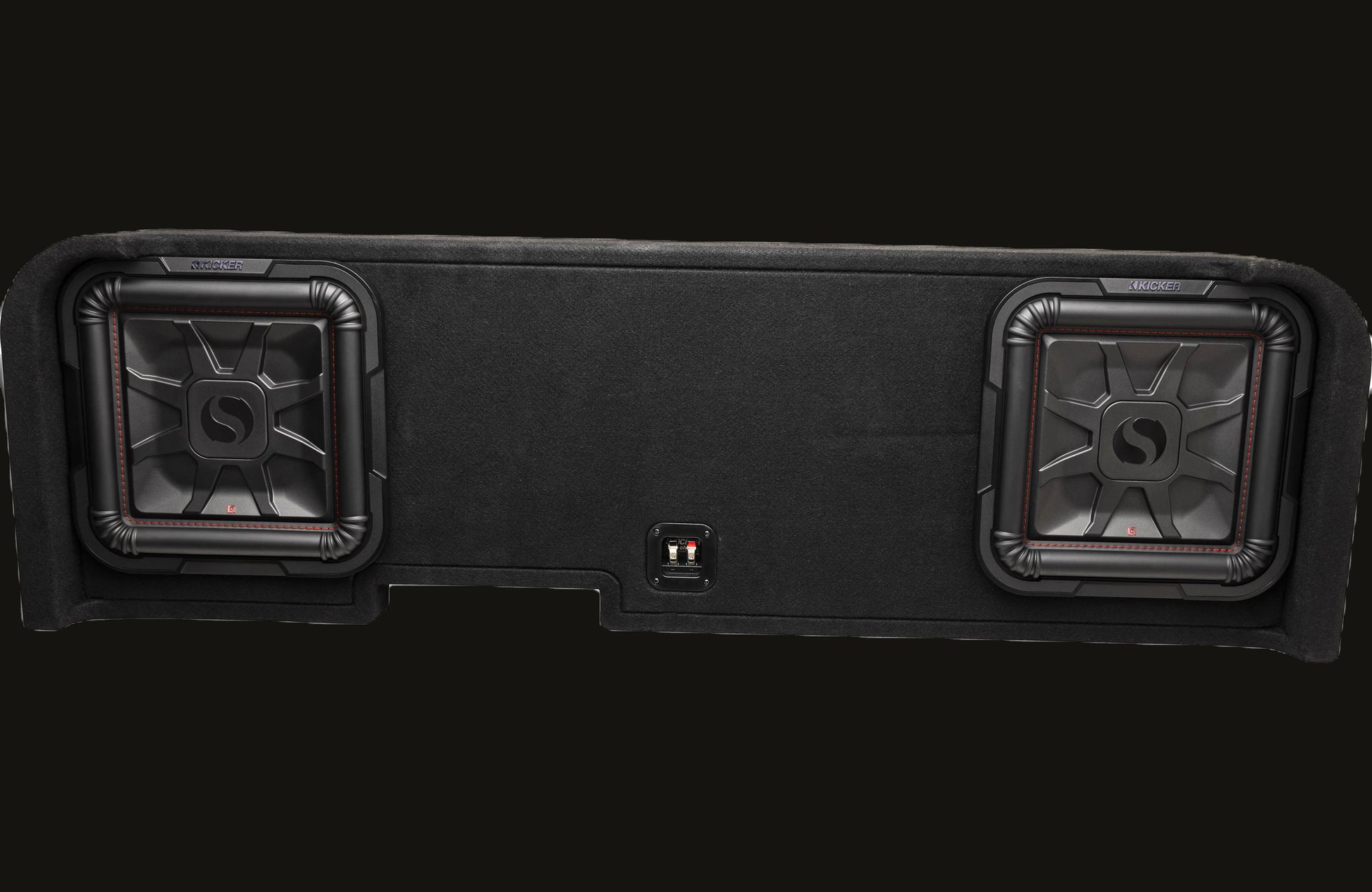 Kicker 51KGMDL7T122 L7T custom subwoofer enclosure with two 12" speakers — fits image 5