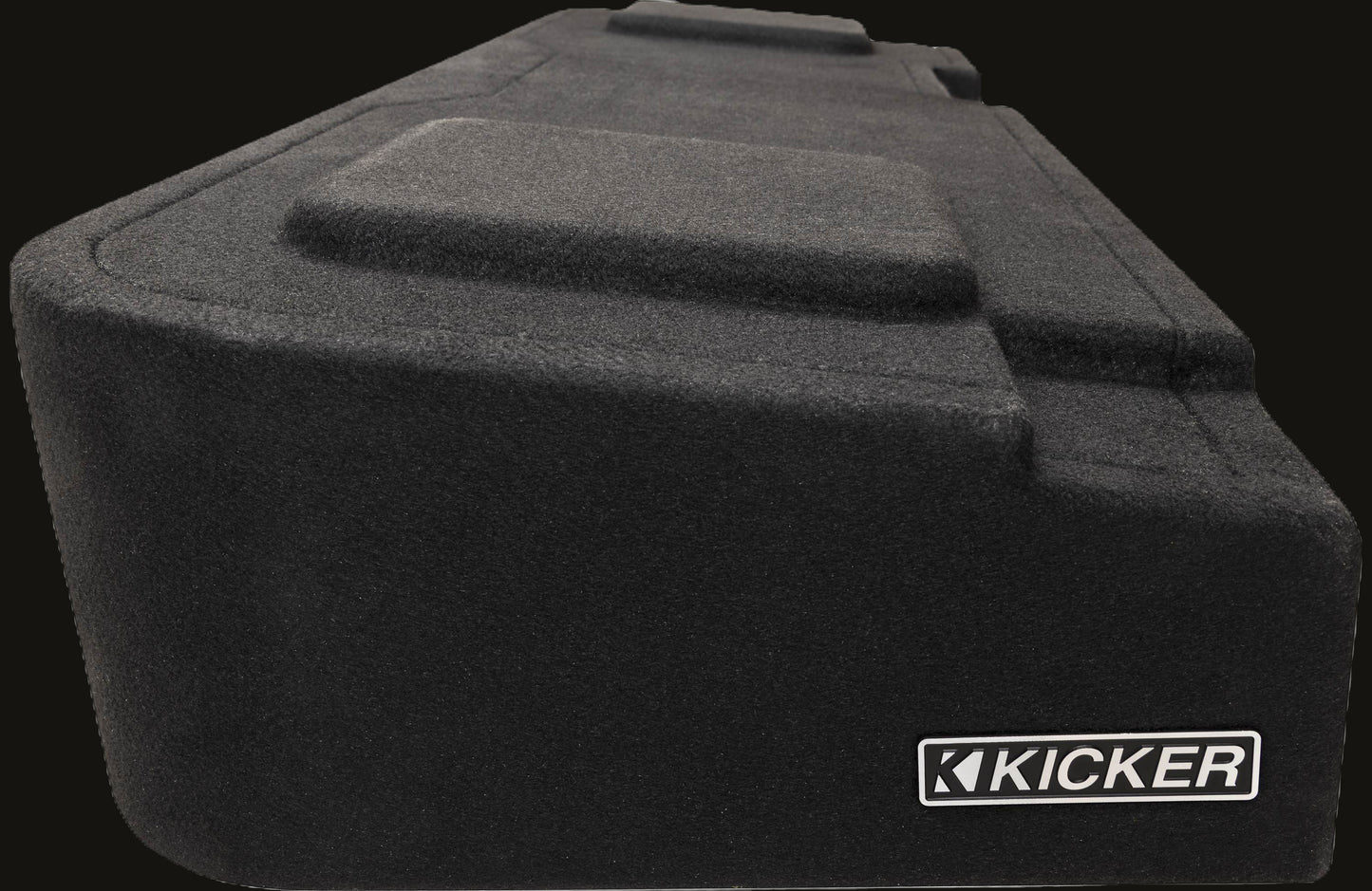 Kicker 51KGMDL7T122 L7T custom subwoofer enclosure with two 12" speakers — fits image 1