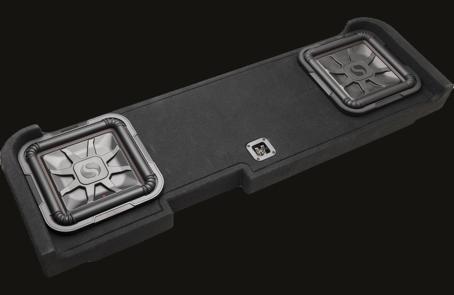 Kicker 51KGMDL7T122 L7T custom subwoofer enclosure with two 12" speakers — fits image 6