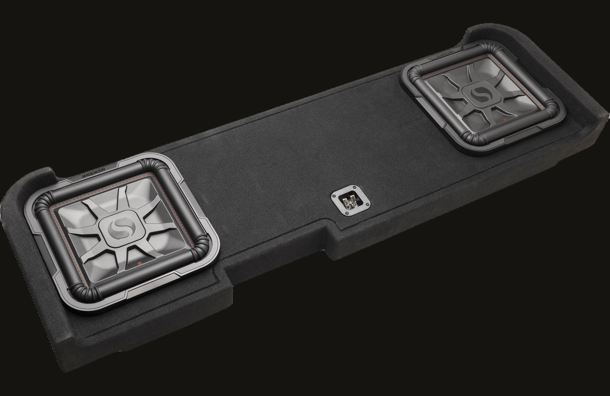 Kicker 51KGMDL7T122 L7T custom subwoofer enclosure with two 12" speakers — fits image 6