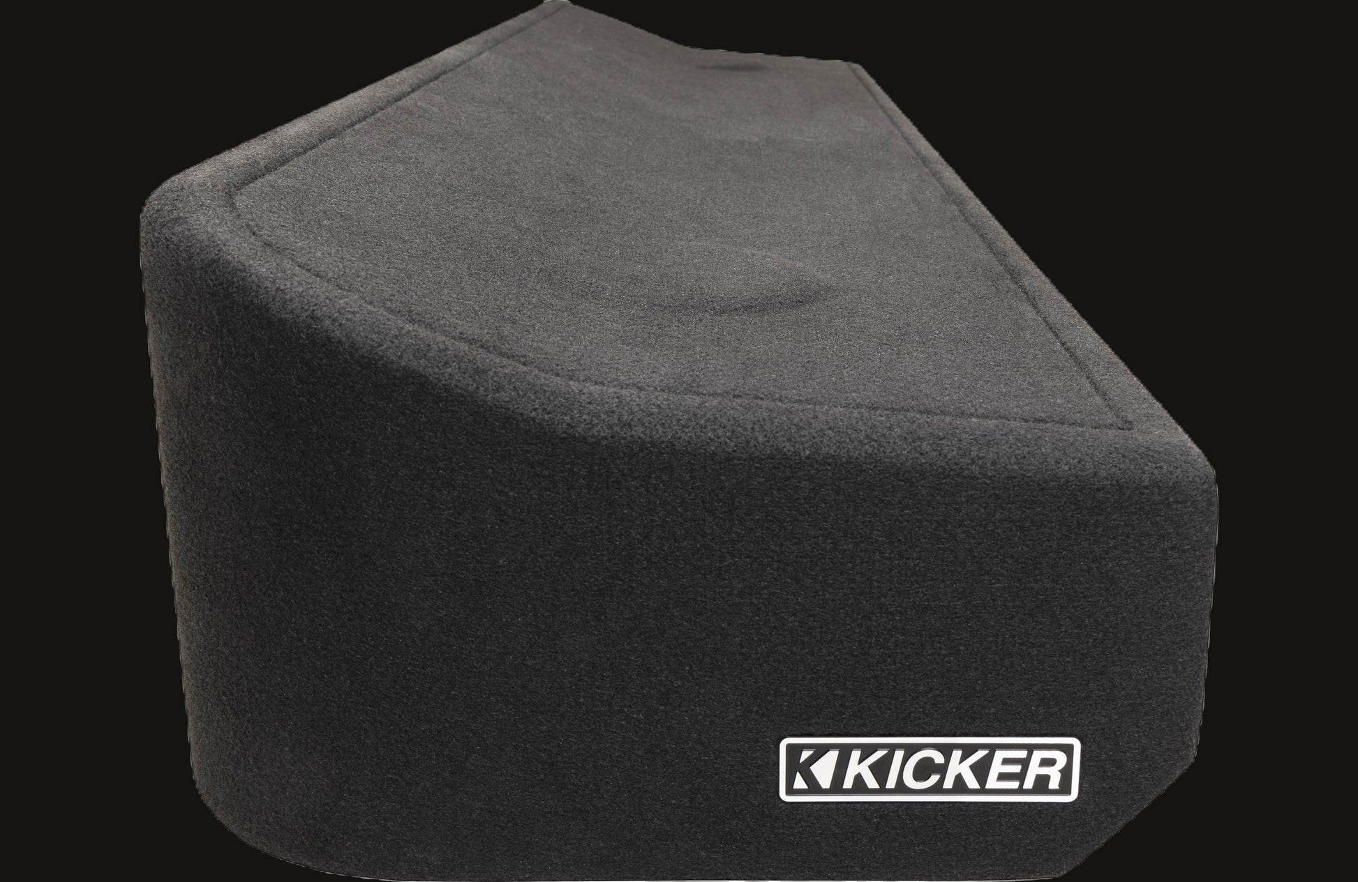 Kicker 51KFDL7T102 L7T custom subwoofer enclosure with two 10" speakers — fits s image 1