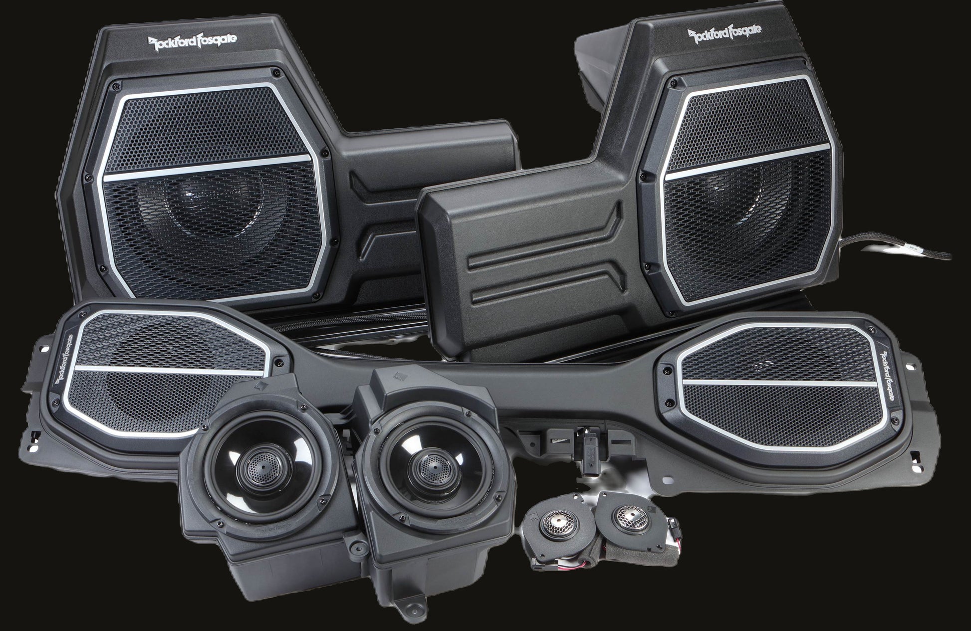 Rockford Fosgate 18WRNGLER-STG5  Stage 5 Sound System for 2018-23 Jeep Wrangler image 0