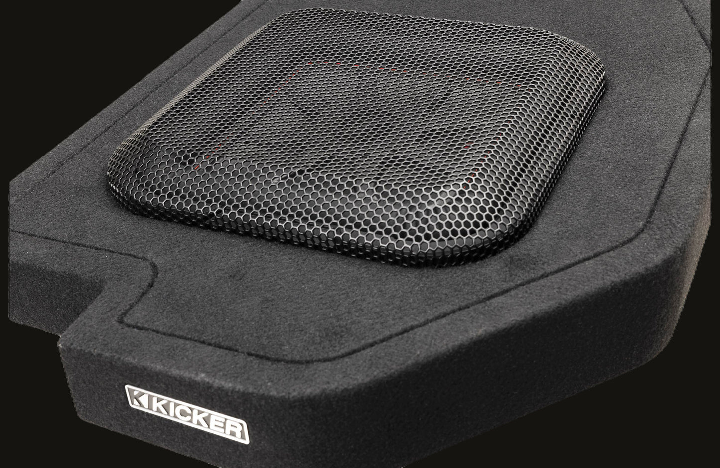 Kicker 51KRDL7T102 L7T custom subwoofer enclosure with two 10" speakers — fits s image 3