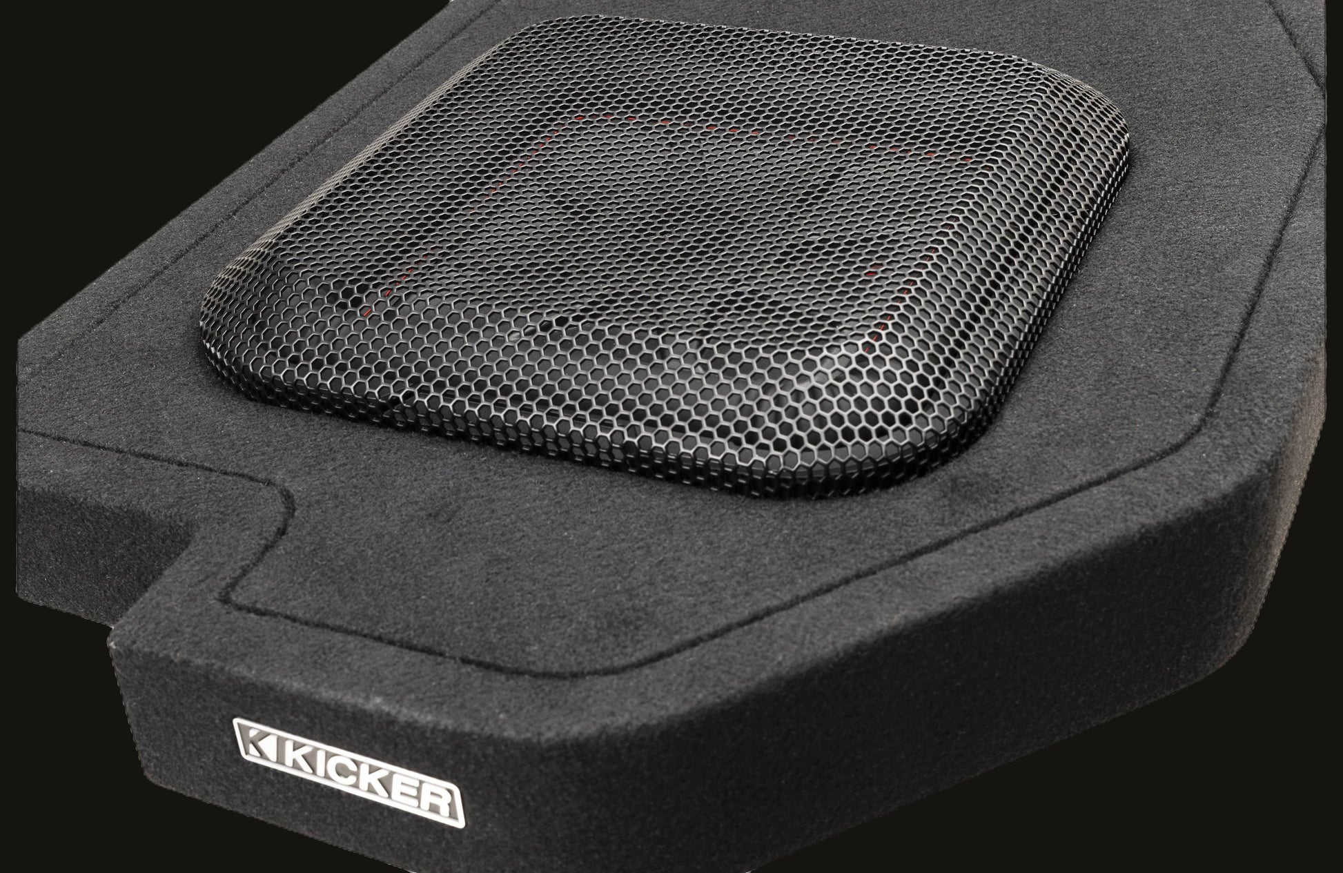 Kicker 51KRDL7T102 L7T custom subwoofer enclosure with two 10" speakers — fits s image 3