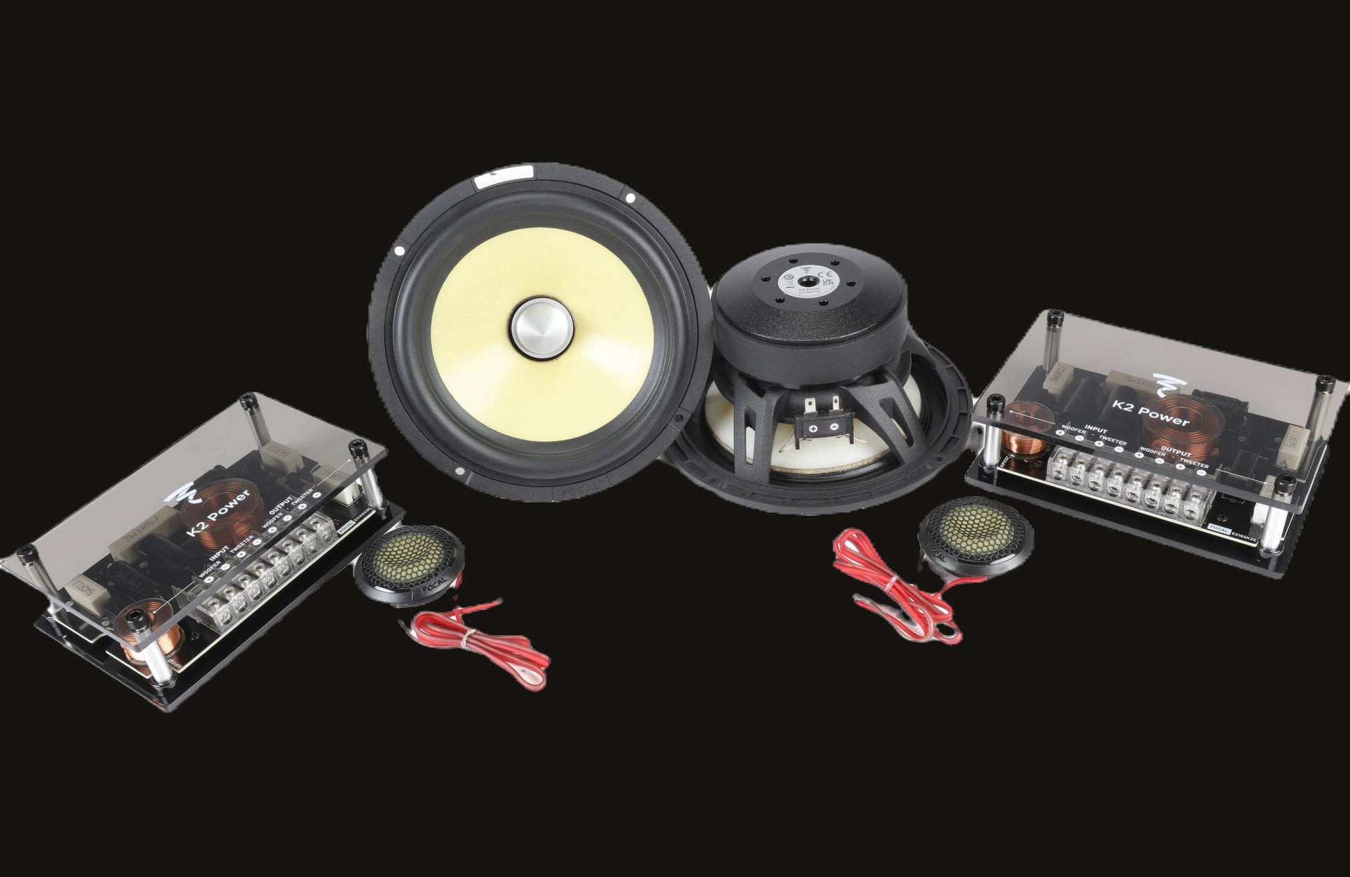  Focal ES 165 K2E K2 Power Series 6-1/2" component speaker system (2-ohm) image 0